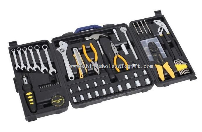 61pc Hand Tool Kit With Metal Cabinet