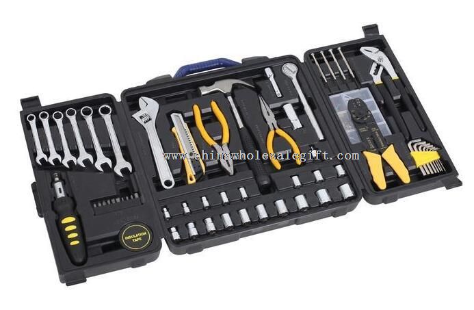 Kit de herramienta de mano 61pc con gabinete de Metal