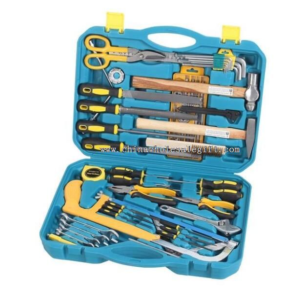 Hand Tool Kit With Metal Cabinet