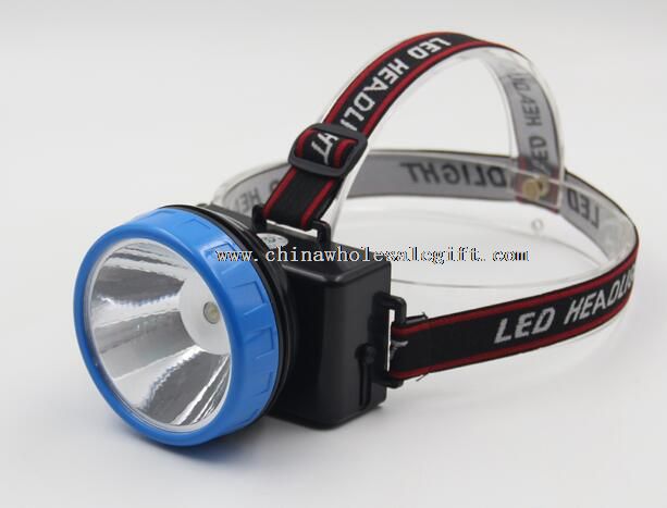 1 Watt 2 mód LED-es fejlámpa gyalogos