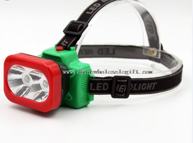 2 LED lámpara linterna moda baratos faro de 2 modos