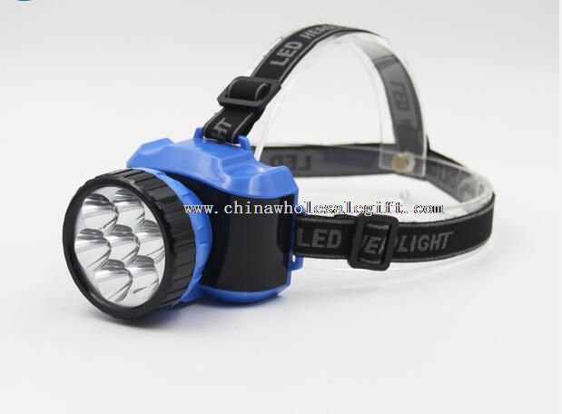 7LED Flashlight Torch 2 Modes Headlamp