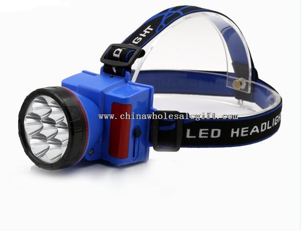 7LED fakkel lysere oppladbare hodet lamper