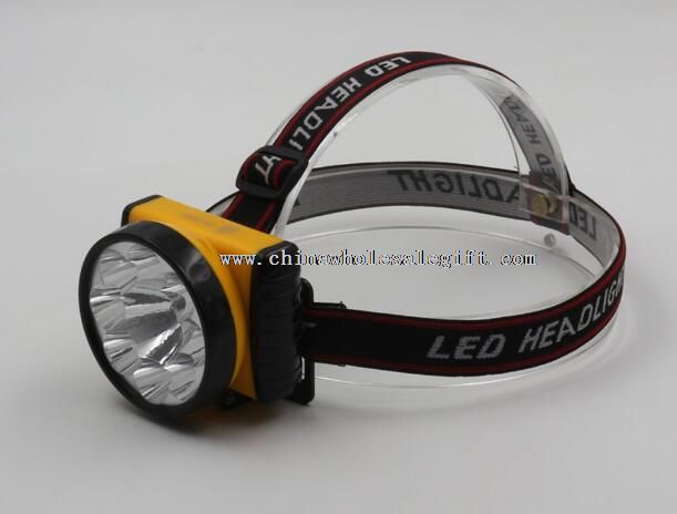 9LED Bulb 2 Modes Rechargeable LED Flashlight Headlamps