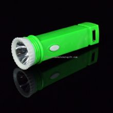 Solar Led Torch Flashlight Electronic Plastic images