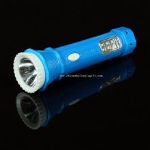 Solar Led Torch Flashlight Electronic Plastic Powerful WIth inside Power images
