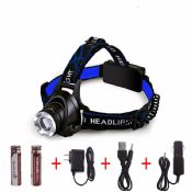 Aluminum high power lens led headlamp images