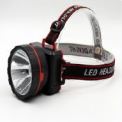 Kunststoff-LED-Taschenlampe Stirnlampe images