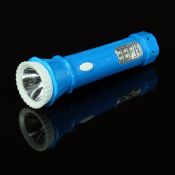 Solar Led Torch Flashlight Electronic Plastic Powerful WIth inside Power images