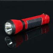 Solar Led Torch Flashlight Electronic Plastic WIth inside Power images