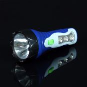 Solar Led Torch Flashlight Electronic Plastic Wth Inside Torch images