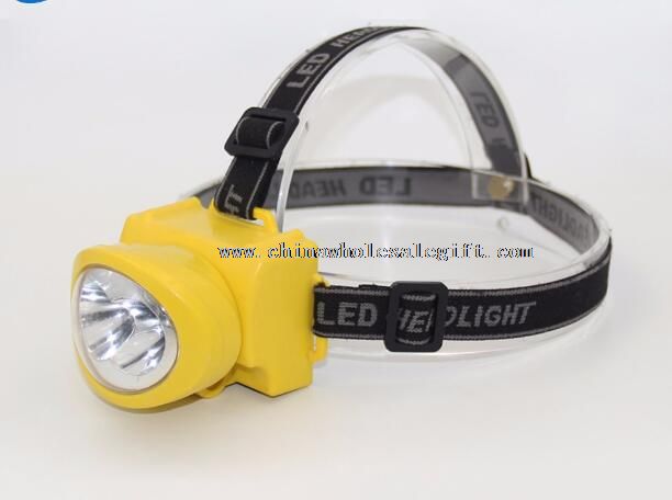 Plastic 2 LED Light Bulb Flashlight
