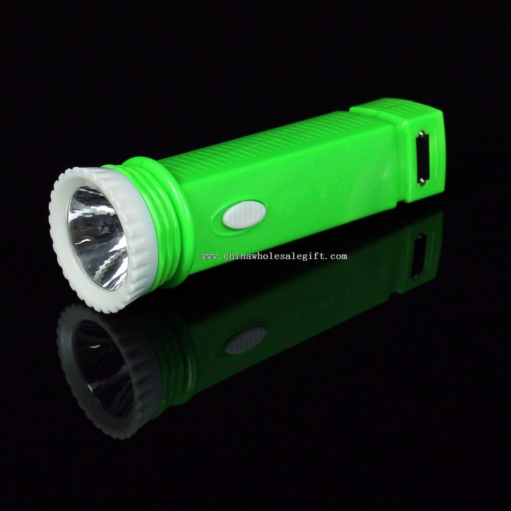 Solar Led Torch Flashlight Electronic Plastic