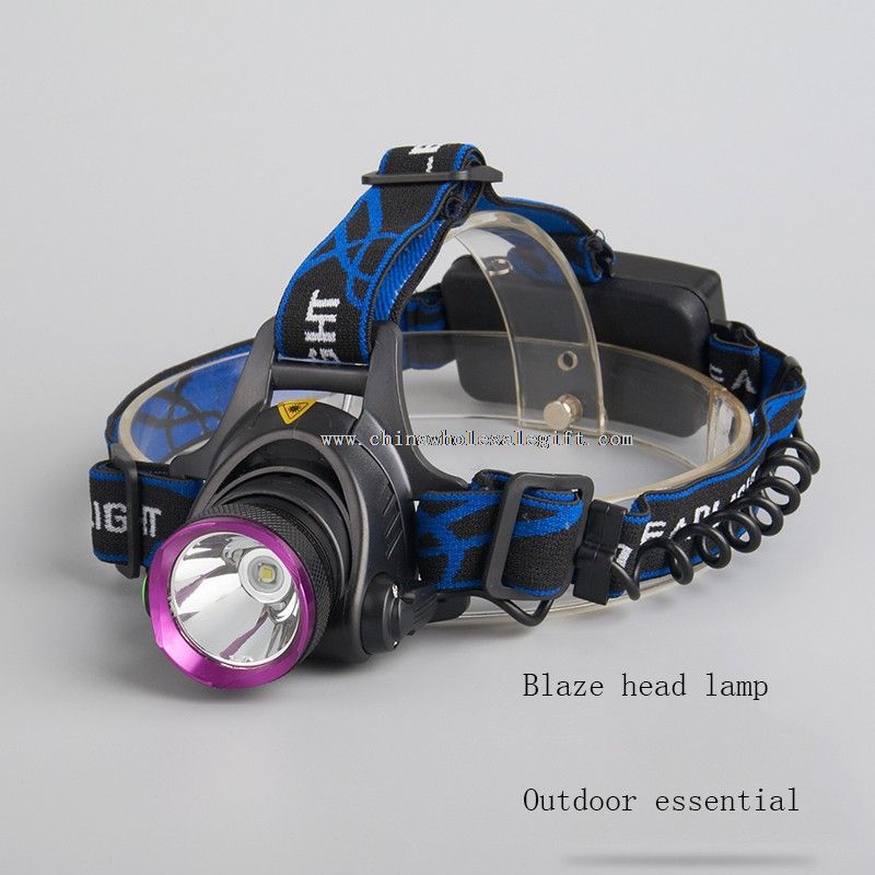 USB rechargeable 3W LED hunting headlamp