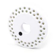 48 LED plastic magnetic round shape hook bedroom night small sheeping push lamp images