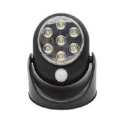 7 LED plastic împinge dim lumină de veghe automata images