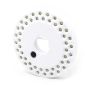 48 LED plastic magnetic round shape hook bedroom night small sheeping push lamp small picture