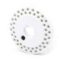 Magnetica forma gancio camera da letto notte piccolo sheeping push lampada rotonda di plastica di 48 LED small picture