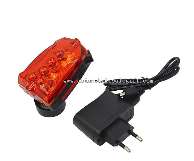 2LED USB phone plug charging energy bike tail light
