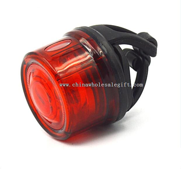 5 rød LED ABS runde sykkel lys