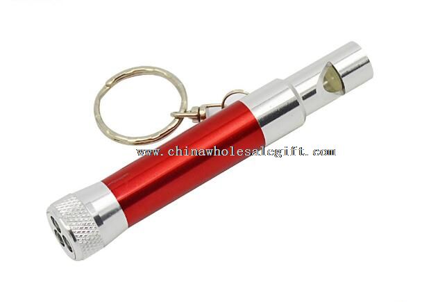 Key Chain Torch With Whistling