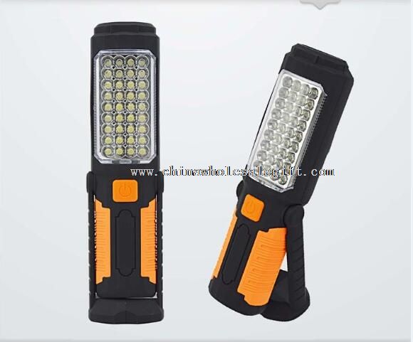 1W+36 LED plastic magnetic adjustable bracket work light