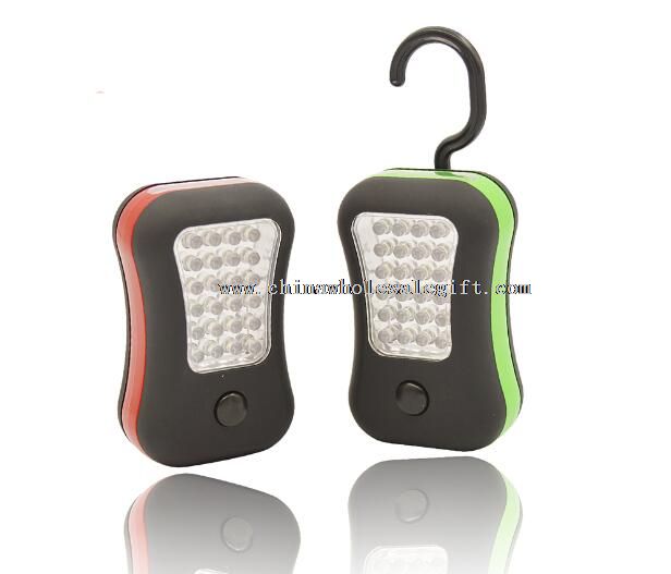 24 4 LED plastic magnetic work light