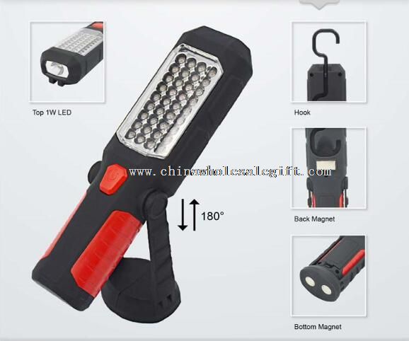 36 flexible magnetic rotated emergency led work light