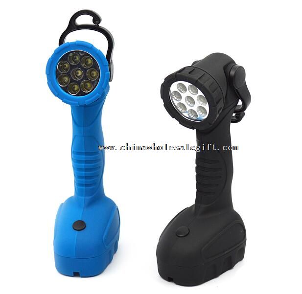 LED head turn around hook handhold table work light