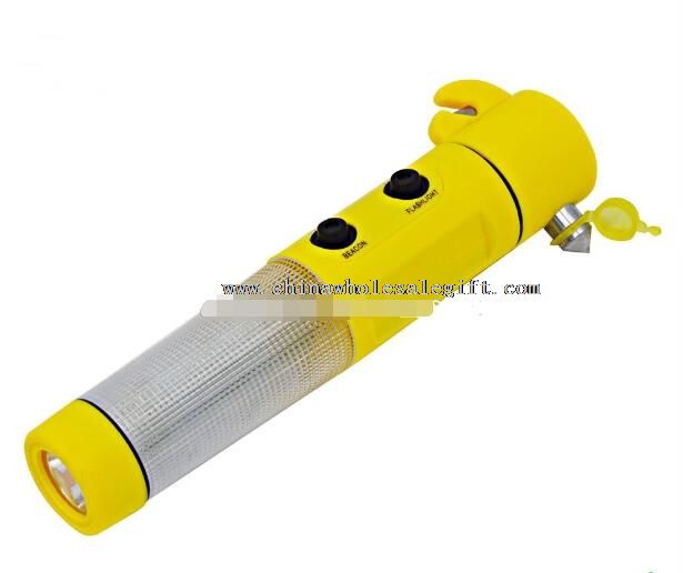 led multi-function safety flashlight