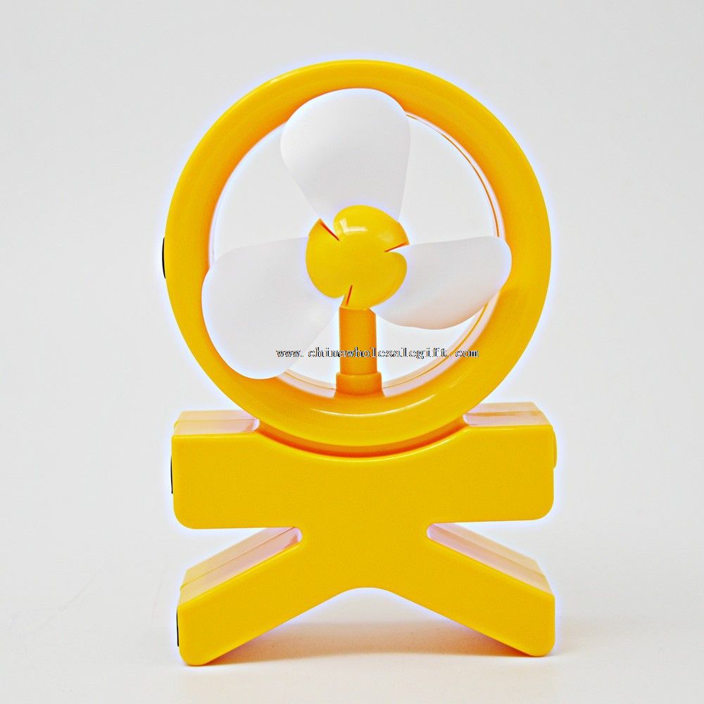 Plastic battery operated mini toy fan