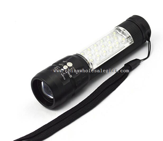 18 LED + 1W LED-Taschenlampe