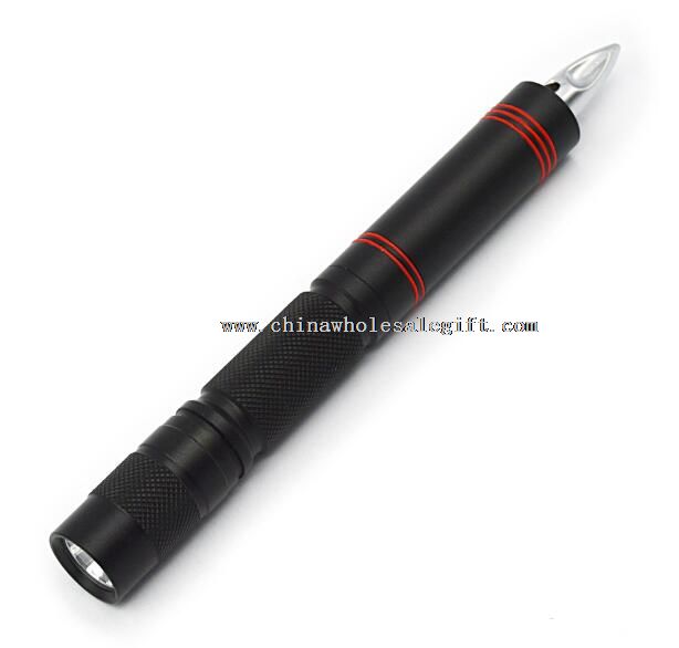 1W LED linterna AL soplete con una punta de metal