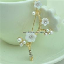 Flower Branch Metal Lapel Pin images