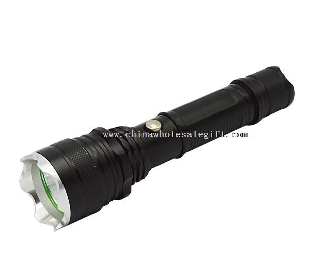 LED mechanically powered flashlight