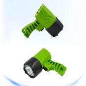 1 LED plastic rechargealbe flashlight torch images