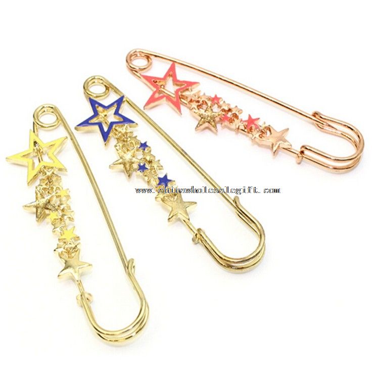 Metal Soft Enamel Star Lapel Pins