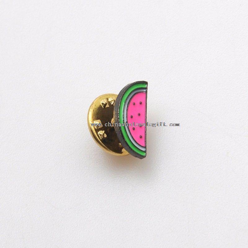 Metal Watermelon Button Badge Pin