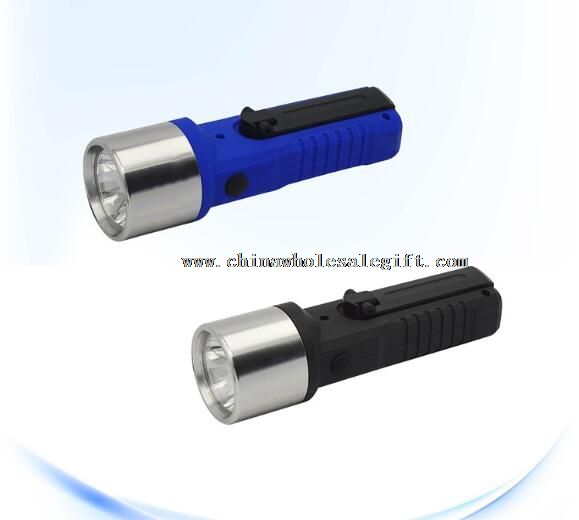 plastic LED flashlight hand shake charger torch