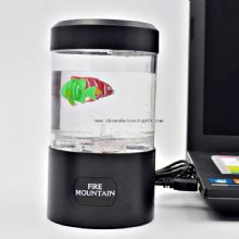 Chargement USB et batterie aquarium mini montagne de feu images