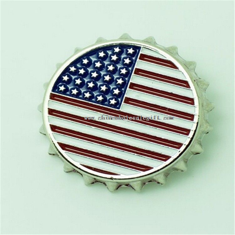 Flag Shirt Custom Metal Pin Badge