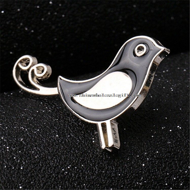 Simpatici uccelli metallo Lapel Pins