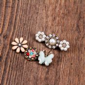 blomma form strass brosch pin images