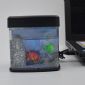 Mini akvaryum ile batarya ve USB ile şarj small picture