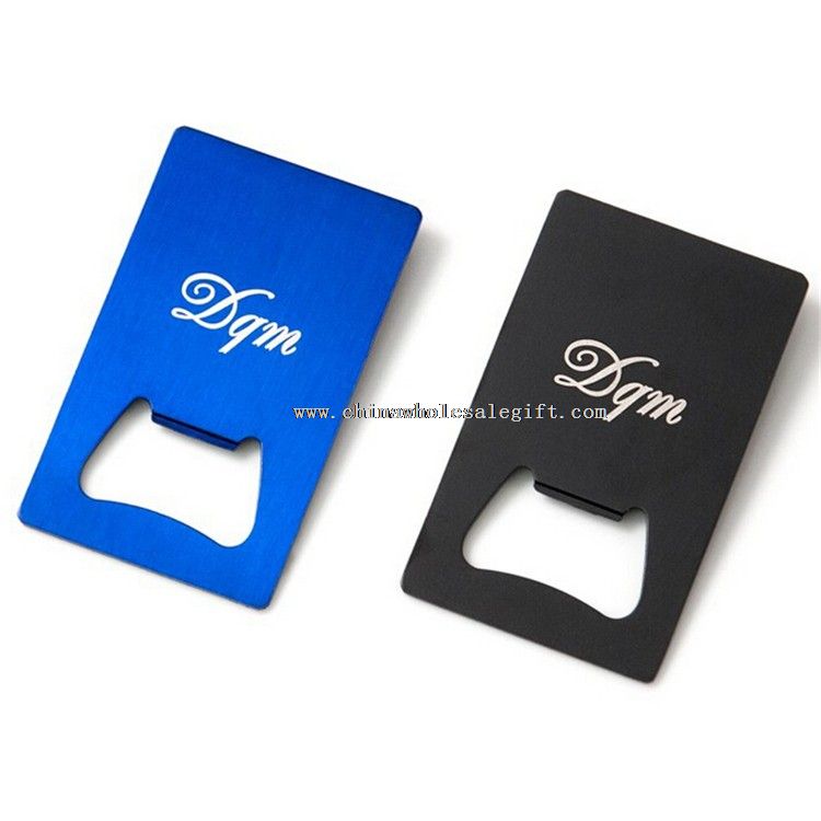 credit card beer shape bottle opener