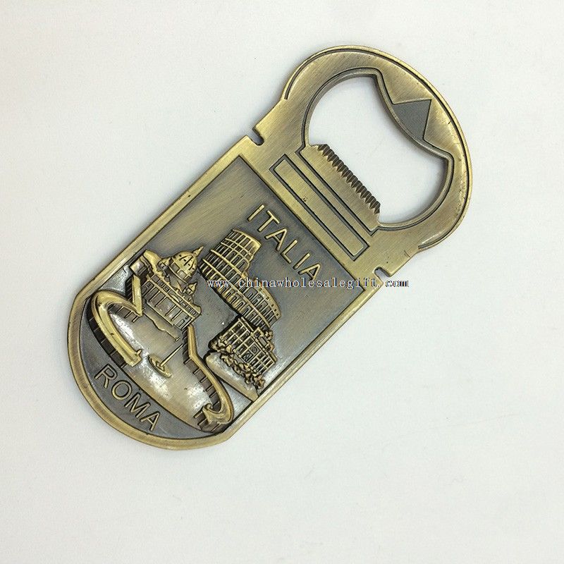 stainless steel Metal business Card Bottle Opener