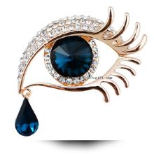 crystal brooch pin with eye shape images