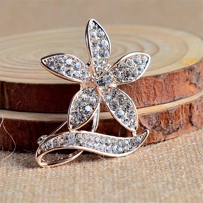 flower brooch for wedding invitations