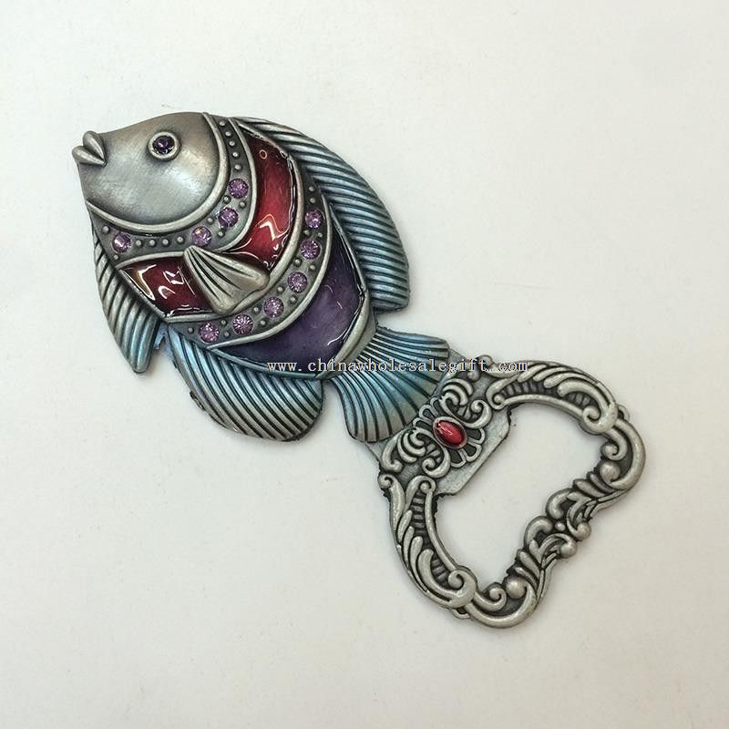 Metall Fisch Magnet Flaschenöffner