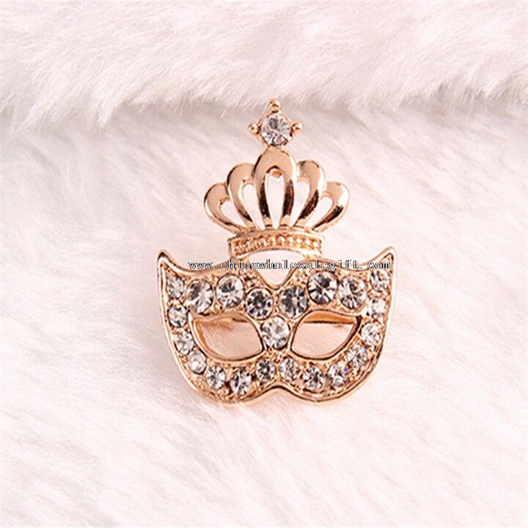 Crown Mask Badge Lapel Pins